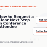 How to Request a Clear Next Step in Conference Attendee Conversation English