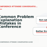 Common Problem Explanation Mistakes in Conference Attendee Conversation English