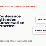 Conference Attendee Conversation Practice: Problem and Solution Replies