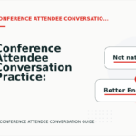 Conference Attendee Conversation Practice: Softening Direct Sentences
